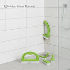Grout Cleaning Brush Set, 4-Piece Tile Scrubbing Tool Kit for Narrow Gaps and Corners, Durable PP Plastic Crevice Cleaner for Bathroom Shower and Kitchen Backsplash (Set of 4) - Image 3