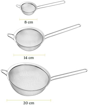 Cuisinart Mesh Strainers, Stainless Steel, Dishwasher Safe, 3-Count - Image 2