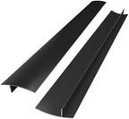 Silicone Stove Gap Covers 2Pack, Stove Gap Filler for Kitchen 25inch, Black by Householdproducts