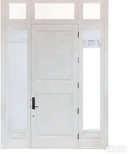 NICETOWN Greyish White French Door Sidelight Curtains for Side Window by NICETOWN