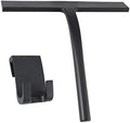 Silicone Shower Squeegee, Black, 9 inch by Unknown