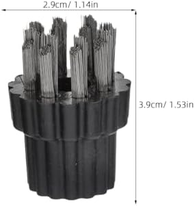 Sosoport 10Pcs Steam Cleaner Brush Heads Replacement Parts Copper Steel Multifunctional Small Cleaning Brush for Portable Steam Cleaner Household Use - Image 2