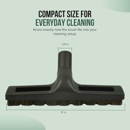 Selgo Universal 1 ¼ Inch (32mm) Vacuum Cleaner Floor Brush with Wheels 12" Wide (12" with Wheels), Pack of 10 - Image 3