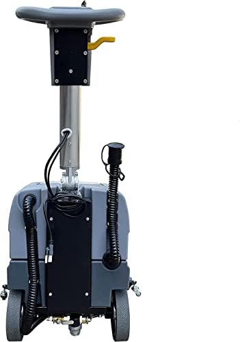 (EM-25) 15'' Brush Foldable Walk Behind Hand Push Floor Scrubber Machine, - Image 4