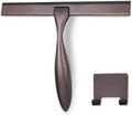 Hiware All-Purpose Shower Squeegee for Shower Doors, Bathroom, Window and Car Glass - Bronze, Stainless Steel, 10 Inches by HIWARE