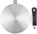 Detachable Induction Plate Adapter, Stainless Steel Heat Diffuser by Focusoncastironproducts