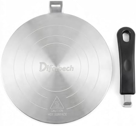 Detachable Induction Plate Adapter, Stainless Steel Heat Diffuser by Focusoncastironproducts