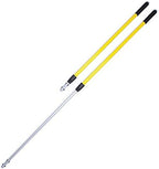 Rubbermaid Commercial Products HYGEN Quick-Connect Adjustable Extension Handle/Pole, Lightweight Cleaning Tool for Floors/Walls/Ceilings/Windows for Janitorial/Residential/Commercial/Business, Yellow by Rubbermaid