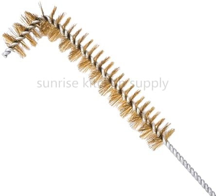 SUNRISE Fryer Brush with Long Handle (Brass with Plastic Handle, L Brush) - Image 3