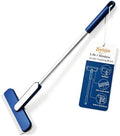 3-in-1 Window Screen Cleaner with Squeegee & Built-in Detail Brush, Aluminum Handle Cleaning Tool for Window Screens, Glass, Patio Doors & Sliding Door Tracks by Unknown