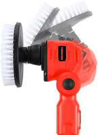 Cordless Power Scrubber Compatible with Milwaukee 18v Battery (Tool Only), Tronyan Brushless Floor Cleaner with Extension Handle, 4 Brush Heads for Floor, Bathroom, Kitchen, Car Cleaning(No Battery) - Image 7