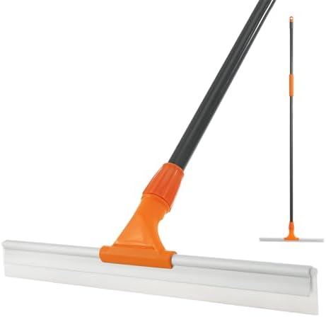 CLEANHOME Silicone Floor Squeegee for Shower Glass, Floor, and Garage by CLEANHOME