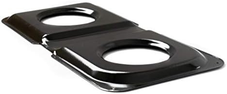 Range Kleen 1-Piece Drip Pan, Style K fits rectangle burner Gas Ranges Amana, GE, Hotpoint, Kenmore, Magic Chef, Maytag, Black Porcelain - Image 4