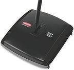 Rubbermaid Commercial Products Executive Series 7.5" Dual-Action Bristle Mechanical Sweeper, Cordless, Black, Collects Dust, Dirt, and Debris from Hard Floors and Carpet - Image 2