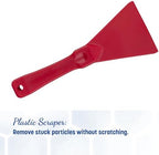 SPARTA 3" Plastic Handheld Scraper, Polypropylene, Red - Image 5