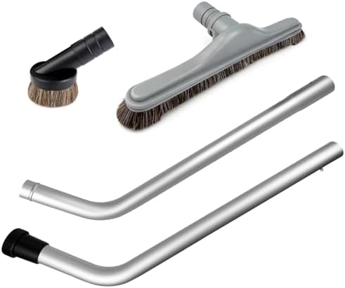 2 Piece Aluminum Vacuum S‑Wand + Floor Brush, Fits ProTeam Backpack Vacuum by Unknown
