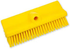 SPARTA 40423EC04 Plastic Floor Scrub Brush, Wall Brush, Equipment Brush with Nonabsorbent Bristles for Industrial Kitchens, Hospitals, Commercial Cleaning, 10 Inches, Yellow, (Pack of 2) - Image 2