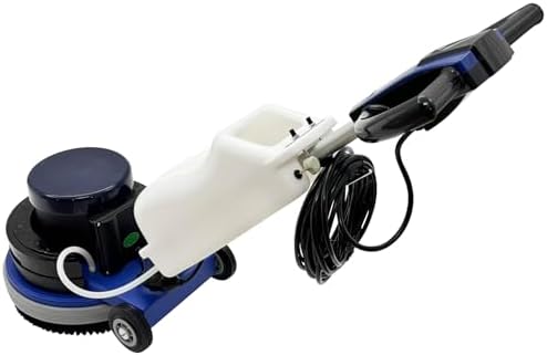 Commercial Industrial Floor Scrubber Buffer Polisher Machine 18" Heavy Duty with Weighing Iron, Planetary & Driving Plate for Hard Floor Cleaning Waxing Grinding, Stone Refurbishment 110V - Image 3