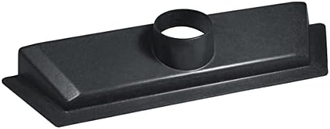 POWERTEC 70103V 21 in. Dust Collection Floor Sweep – Floor Mounted Blast Gate Attachment by POWERTEC