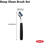 OXO Good Grips Deep Clean Brush Set, Orange, Blue - Image 5