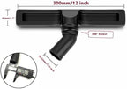 12" Universal Vacuum Cleaner Attachment 360° Swivel Floor Brush Tool - Image 2