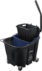 SPARTA 35 Qt Mop Bucket System with Wringer and Insert, Black by SPARTA
