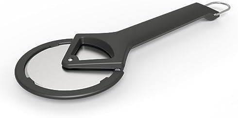 Everdure Pizza Cutter Wheel - Powerful One-Cut Stainless Steel Blade, Durable and Comfortable Grip, Protective Case Included, Dishwasher Safe, Ideal for Pizza Lovers, Chefs, Cooks, Bakers by Everdure