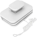 Magnetic Window Cleaner, Adjustable Double Side Glass Cleaning Tool with Anti Pinch Design Safety Rope Ergonomic Handle for Home Shower Glass ABS 15 x 10 cm 2 Piece by Fdit