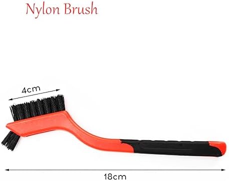 3pcs Nylon Cleaning Brushes Small Wire Brush Set for Cleaning Rust Removal in Holes - Image 2