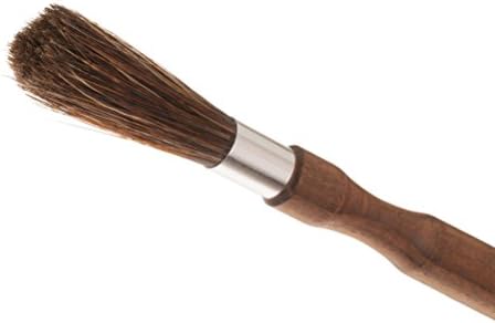 Redecker Natural Pig Bristle Espresso Maker Brush with Oiled Thermowood Handle, 8-1/8-Inches - Image 2