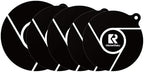 5 PCS Induction Cooktop Mat Set, Silicone Fiberglass Magnetic Stove Scratch Protector, Non-Slip Pads Prevent Pot Sliding for Safe Cooking (Black, 2×Dia.7.87" + 2×Dia.9.45" + Dia.11.02") by KitchenRaku
