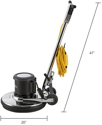 Global Industrial Corded Dual Speed Floor Machine, 20" Cleaning Width - Image 7