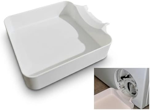 Washing Machine Drain Funnel for Siemens Bosch - Drip Tray for Fluff Filter Cleaning, Prevents Laundry Room Floods, Compatible with BSH Group Models (Bosch, Siemens, Neff, Constructa) by DSSWENGAME