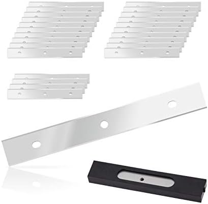 EHDIS 6 inch Razor Blades Paint Scraper Replacement Stainless Steel Blades for Window Scrapers, Double Edged, Pack of 25 by EHDIS