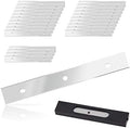 EHDIS 6 inch Razor Blades Paint Scraper Replacement Stainless Steel Blades for Window Scrapers, Double Edged, Pack of 25 by EHDIS