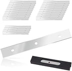 EHDIS 6 inch Razor Blades Paint Scraper Replacement Stainless Steel Blades for Window Scrapers, Double Edged, Pack of 25 by EHDIS