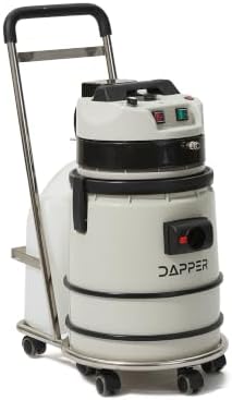 Dapper Supply Commercial Wet/Dry Vacuum Cleaner with Steam, Cold Water Extraction & Soap Dispensing Scrub Brush, Complete Accessory Kit for Carpet, Upholstery & Hard Floor Cleaning, 2.5 Gal. Tank - Image 3
