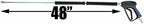 Deluxe 4000 PSI 10.5 GPM 300°F Pressure Washer Gun Kit and 48in. Wand - Image 2