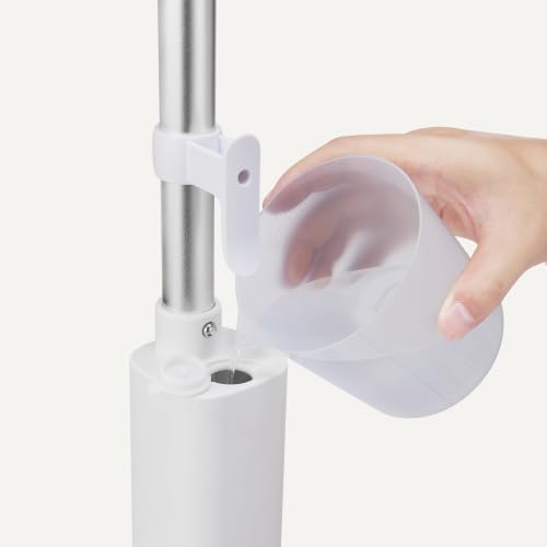 Amazon Basics Steam Mop for All Sealed Hard Floors, Heats Up in 30 Seconds, Chemical-Free Cleaning, 3 Washable Pads, 20-Foot Cord, White - Image 4