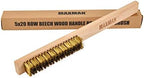 MAXMAN Brass Brush, 10" Soft Brass Bristle, Home/Kitchen Rust Cleaner by MAXMAN