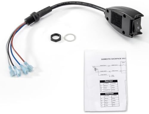 101610 Switch Cord Compatible with Pro Team Backpack Vacuum Parts by XCWT