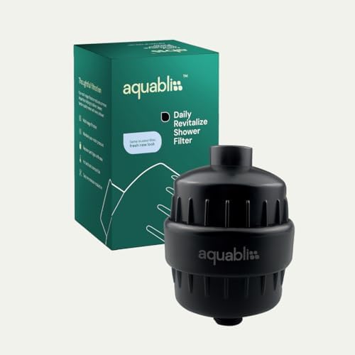 Aquabliss SF100 Daily Revitalize Shower Filter - Matte Black - Image 2