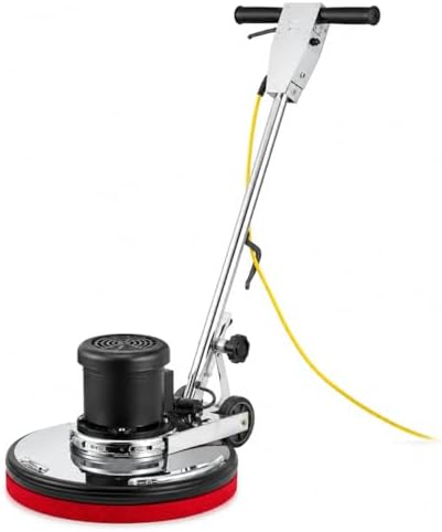 20-Inch Dual Speed Floor Machine, 175/320 RPM, 1.5 HP, Corded Electric, Includes Pad Driver and Brushes by GLOWNARY