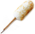 J&A Lambswool Dusters with Solid Wooden Handle, Flexible Head, Anti-Static, Comfortable Grips 17.8 inchs Long Feather Duster for Office, Home and Car etc. by JAJasonAerobic