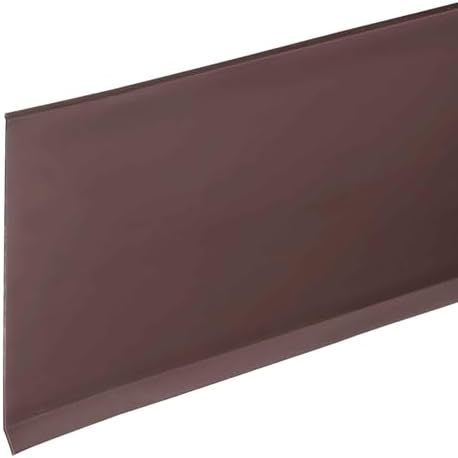 HARFINGTON 10ft x 6" Baseboard Trim Peel and Stick Wall Flexible Molding Trims, Self Adhesive PVC Cove Base Baseboards for Walls Corner, Coffee by HARFINGTON