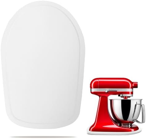 KitchenAid 4.5-5 Qt Bamboo Mixer Slider - Tilt Head Stand Mixer Appliance Mover Storage Sliding Tray (White) - Image 7