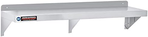 DuraSteel Stainless Steel Wall Shelf - 72" Wide x 12" Deep Commercial Grade - NSF Certified - Industrial Appliance Equipment (Restaurant, Bar, Home, Kitchen, Laundry, Garage and Utility Room) - Image 4