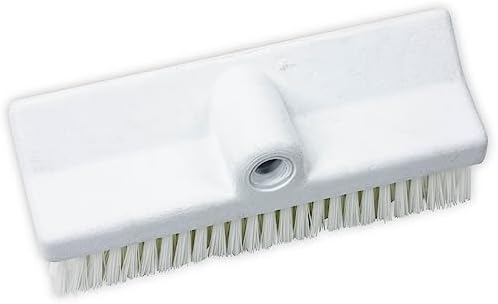 SPARTA 40423EC02 Plastic Floor Scrub Brush, Wall Brush, Equipment Brush with Nonabsorbent Bristles for Industrial Kitchens, Hospitals, Commercial Cleaning, 10 Inches, White, (Pack of 2) - Image 2