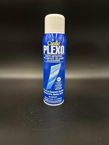 Castle Plexo Anti-Static Plastic Glass Cleaner, 17.75 oz by Unknown