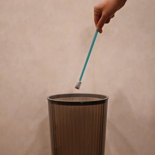 100PCS Disposable Crevice Cleaning Brush Tool kit, Disposable Toilet Brush, Disposable Toilet seat Cleaner Tool (Blue) - Image 6